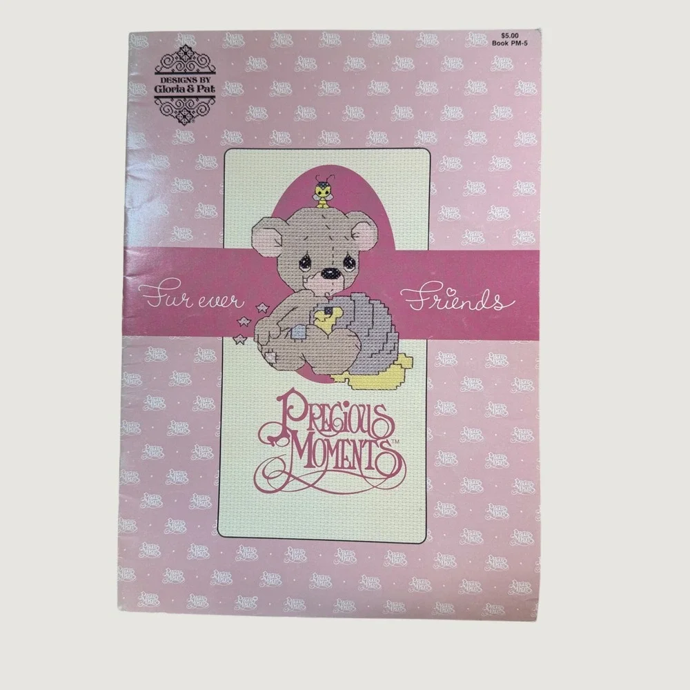 Precious Moments Fur-ever Friends Cross Stitch Pattern Book PM-5 Gloria & Pat